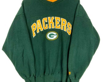 Vintage Green Bay Packers Sweatshirt Rundhals Größe XL grün Nfl