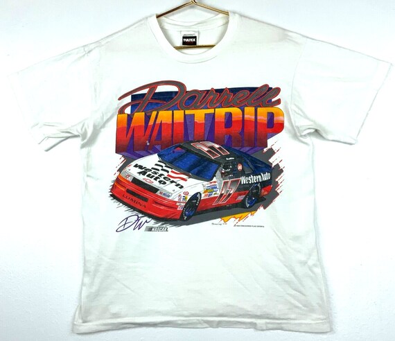 Vintage Darrell Waltrip Western Auto T-shirt Larg… - image 2