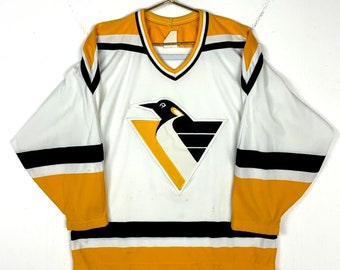 Vintage Pittsburgh Penguins Jersey Medium Ccm Weiß Nhl