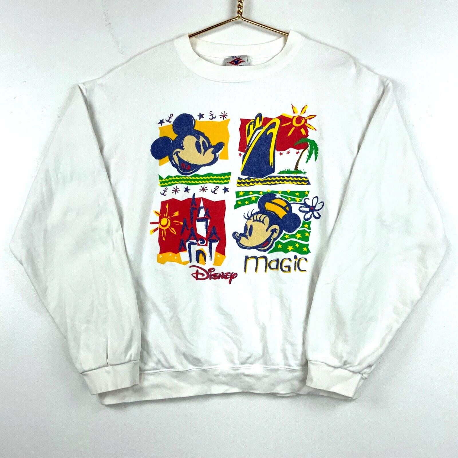 Vintage Disney Cruise Line Mickey Minnie Sweatshirt Crewneck