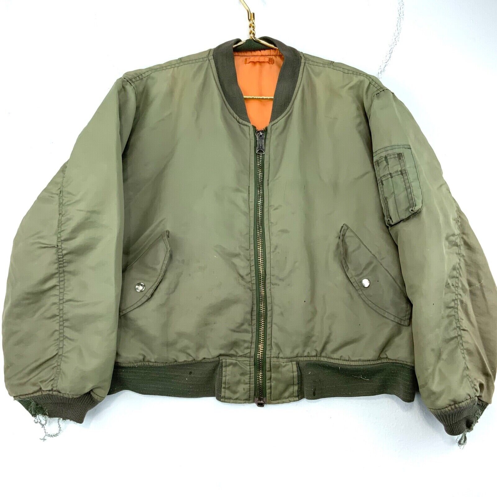 Reversible monogram and scarf bomber jacket