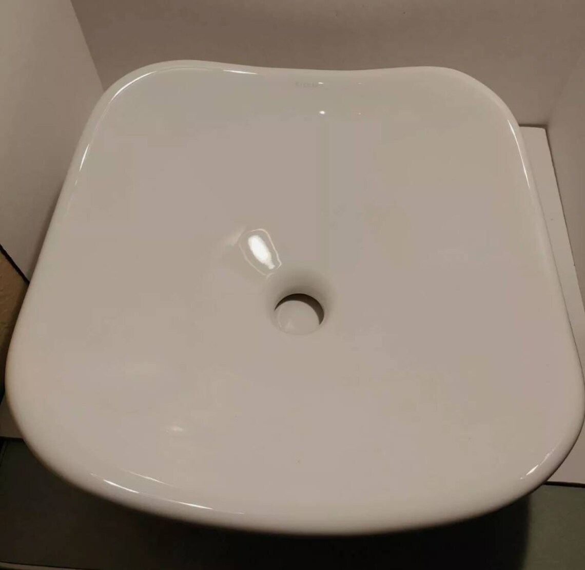 Counter Top Ceramic Sink Basin Vanity Top Sink White Tulip Etsy