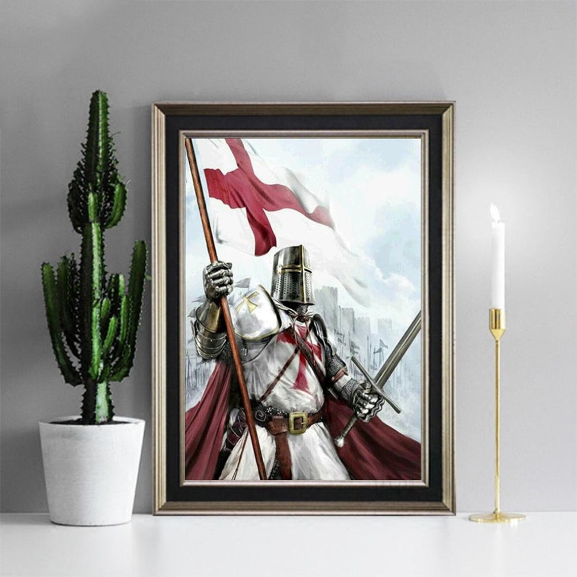 Knight templar New top quality poster custom size posters gift Etsy