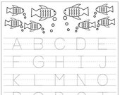 Tracing Letters Digital Worksheets for Preschool, Kindergarten, and Kids Ages 3-5