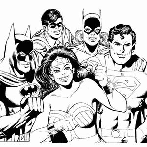 BEST DEAL! 500+ Pages of Superheroes Digital Coloring Book