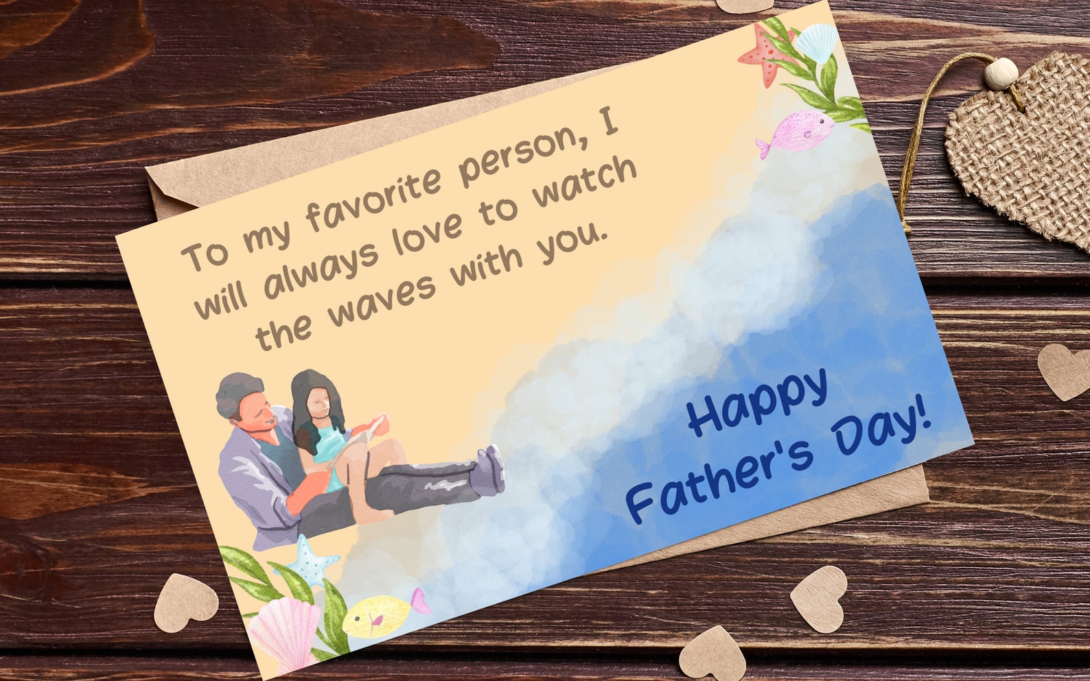Happy Father’s Day Card, Printable Father’s Day Card, Digital Download ...