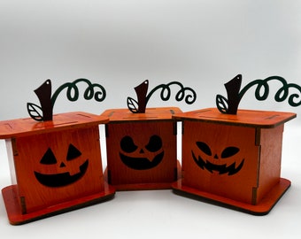 Enchanting Pumpkin Glow | Halloween Jack O’Lantern Tea Lights Set