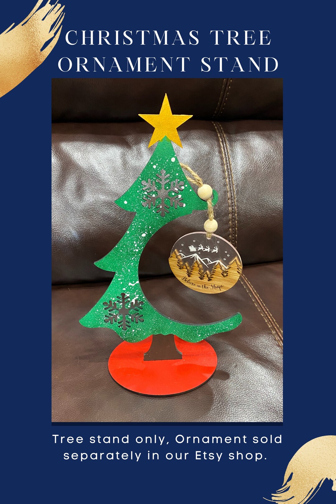 Christmas Tree Ornament Stand Christmas Gift Ornament Stand Etsy