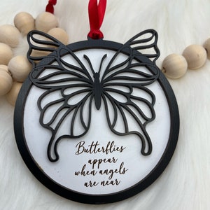 Memorial Butterfly Ornament - Sympathy Gift for loss - Remembering Loved Ones