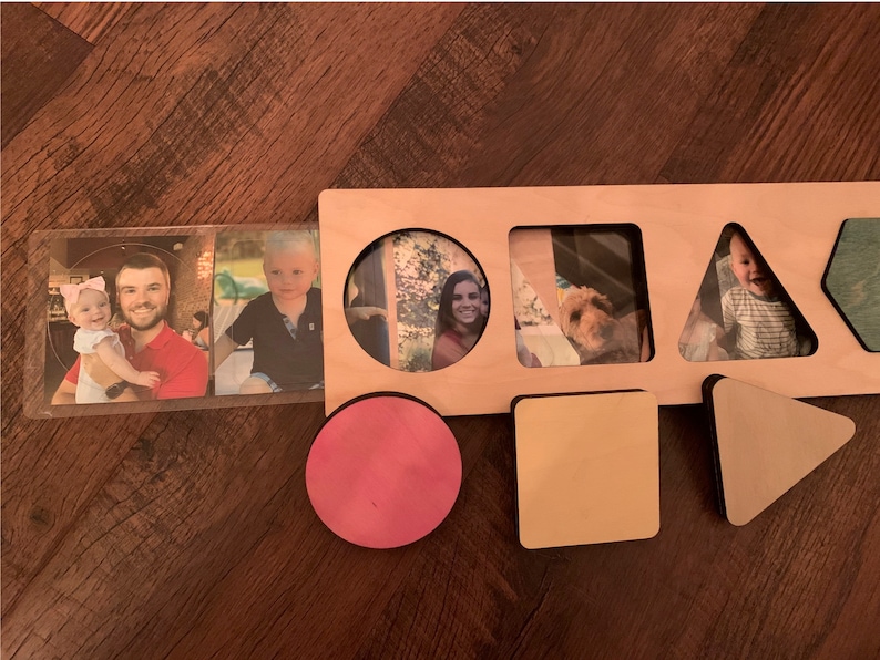 Peekaboo Photo Puzzle SVG for Etsy