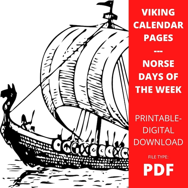 Norse Calendar Etsy