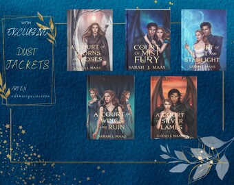 A Court of Thorns and Roses - Special edition Dust Jacket set -SJM OFFICIALLY LICENSED