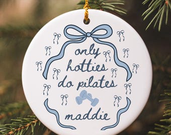 Pilates Ornament, Pilates Lover Gift, Womens Pilates Instructor Gift, Gift for Pilates Teacher