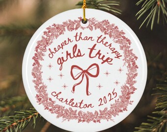 Girls Trip Ornament, Personalized Girls Trip Gifts