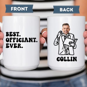 Officiant Gift, Personalized Wedding Officiant Gift, Funny Ordained Minister Gift, Wedding Officiant Proposal Gift, Officiant Thank You Mug