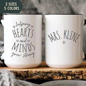 School Counselor Mug, School Counselor Gift, Personalized School Therapist Gift, Custom Counselor Mug, Thank You Gift for Counselor