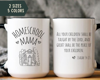 Homeschool mom mug, Gift for homeschool mom, Homeschool teacher gift, Mother's day gift for homeschool mom, Homeschool swag, Homeschool mama