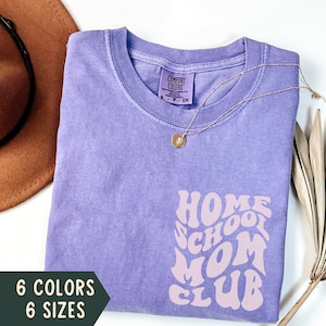 Homeschool Mom Shirt, Comfort Colors Homeschool Mama Tshirt, Classical Conversations Gift, Classical Homeschool Tee,Homeschool Gift for Wife