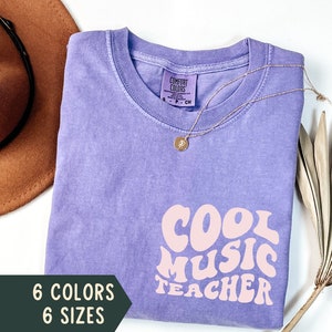 Music Teacher Shirt, Music Teacher Tshirt, Comfort Colors Shirt, Music Teacher Appreciation Gift, Music Teacher Gift, Chorus Teacher Shirt