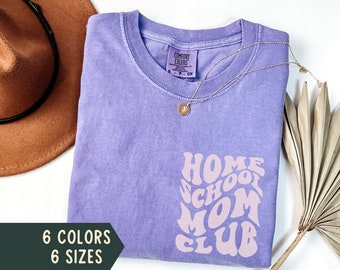 Homeschool Mom Shirt, Comfort Colors Homeschool Mama Tshirt, Classical Conversations Gift, Classical Homeschool Tee,Homeschool Gift for Wife