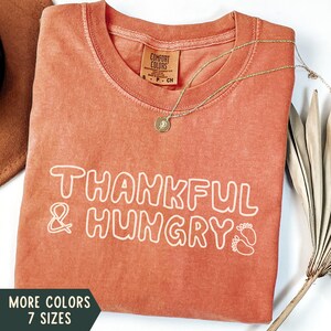 Thanksgiving Pregnancy Announcement Shirt, Fall Pregnant Comfort Colors TShirt, Thankful Pregnancy Reveal Shirt, Autumn Pregnant Reveal Tee