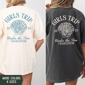 Custom Beach Girls Trip Shirts, Comfort Colors Girls Weekend Shirt, Summer Girls Trip Tees, Girls Beach Weekend Trip Shirt, Girls Vacation