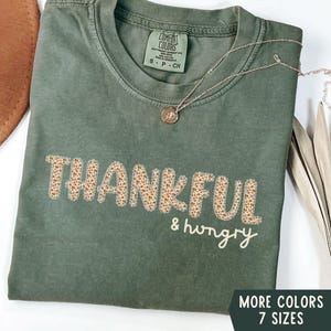 Thanksgiving Pregnancy Announcement Shirt, Fall Pregnant Comfort Colors TShirt, Thankful Pregnancy Reveal Shirt, Autumn Pregnant Reveal Tee