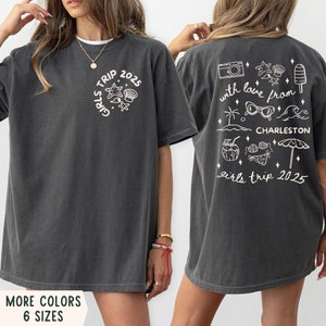 Custom Beach Girls Trip Shirts, Summer Girls Weekend Comfort Colors Shirt, Spring Break Girls Trip Tees, Girls Beach Vacation Trip Shirt