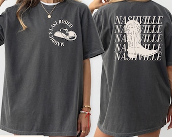 Nashville Bachelorette Shirts, Custom Last Rodeo Bachelorette TShirts, Luxury Country Cowgirl Bach Tees, Western Bachelorette Shirts