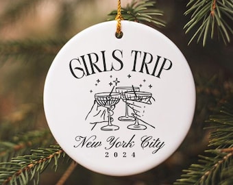 Girls Trip Ornament, Girls Trip Gifts, Travel Memory Gift, Girls Trip Keepsake, Friendship Ornament, Girls Weekend Ornament, Girls Roadtrip