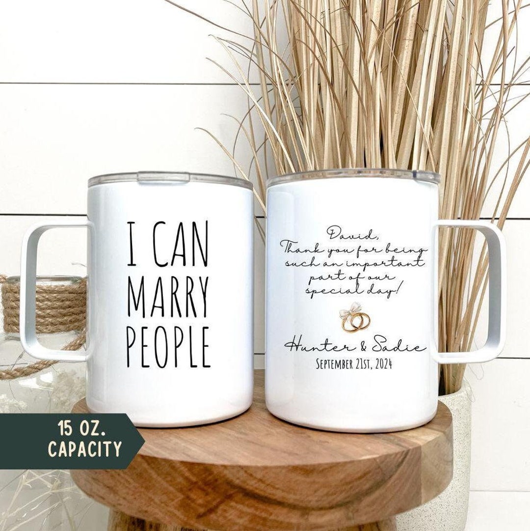 Officiant Gift, Wedding Officiant Gift, Officiant Proposal, Wedding