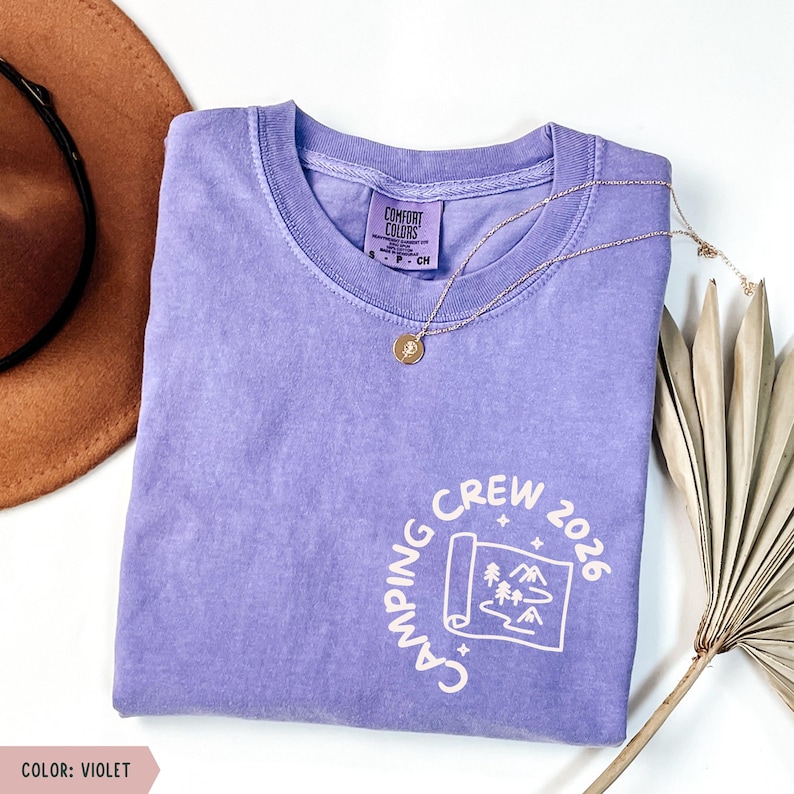 Family Camping Shirts, Custom Family Camp Trip Shirt, Matching Camping Crew Tees, Personalized Summer Camp Tshirt, Family Reunion Group Tees Bild 7