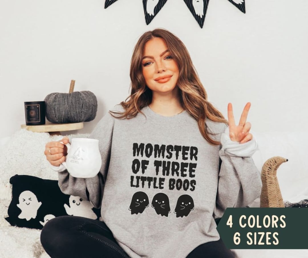 Momster Halloween Sweatshirt, Mom Halloween Shirt, Halloween Shirts for