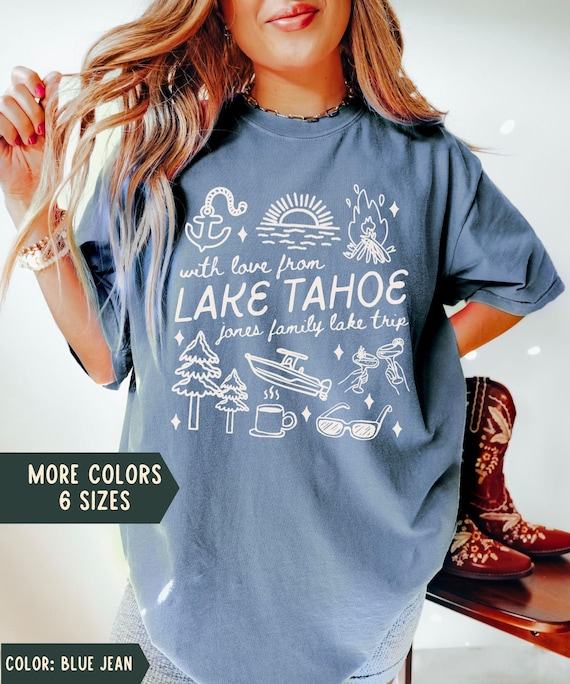 Custom Family Lake Trip Shirts, Matching Family Vacation Comfort Colors Tshirts, Family Lake Trip Camp Tees, Group Boating Lake Shirts