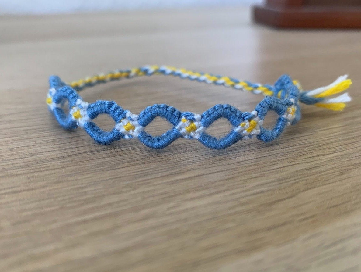 Daisy Chain Friendship Bracelets Etsy