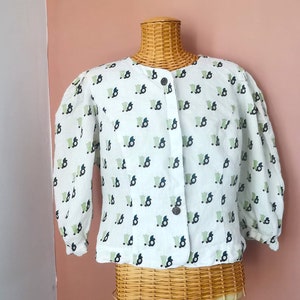 Hermosa blusa de lino vintage / camisa / camisa blanca vintage / ropa victoriana victoriana / blusa de encaje blanco / ropa retro