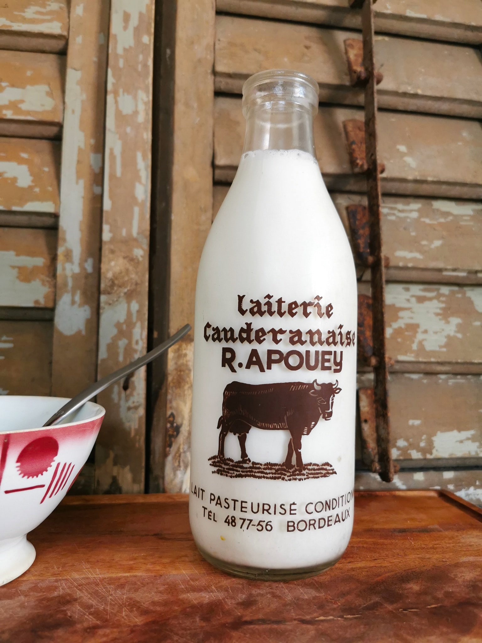 Bouteilles de lait en verre - Made in France