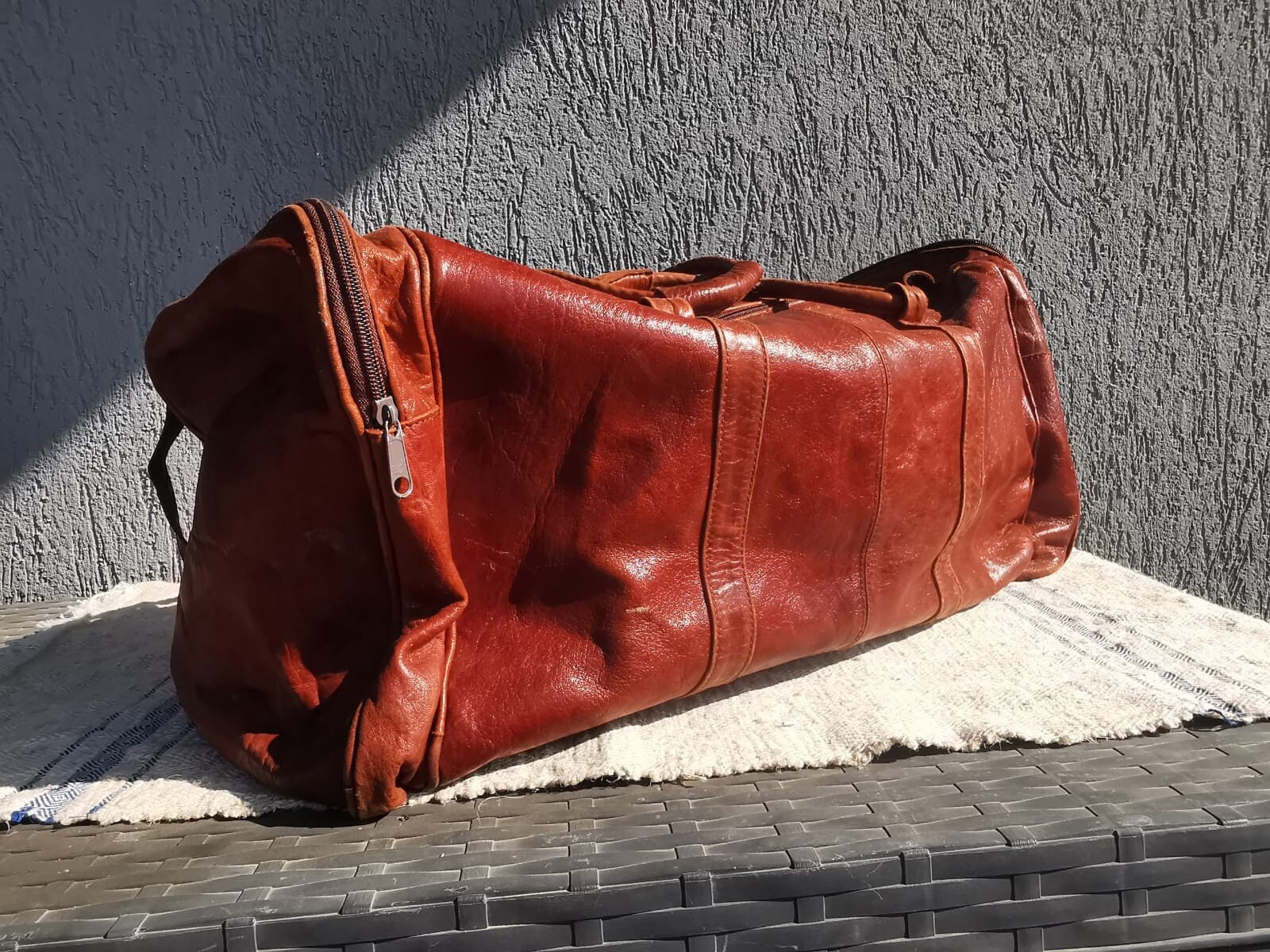 The “Hemingway” Buffalo Leather Duffle Bag [PREORDER] - Vintage