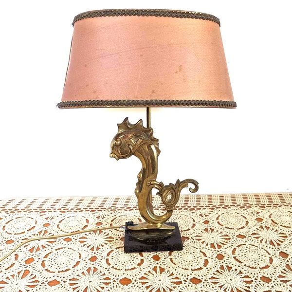 Old French vintage lamp / 1940s / Vintage Decor / Old French /
