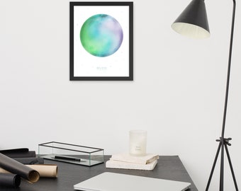 Framed poster “Believe in your dreams” | available in different sizes