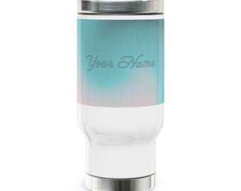 Stainless Steel Travel Mug with Handle, 14oz