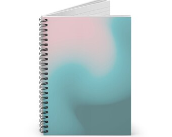 Spiral Notebook - Ruled Line | 8x6 inches | 90gsm paper | metal spiral | document pocket on the inside back cover