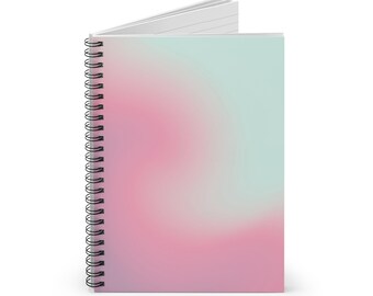 Spiral Notebook - Ruled Line | 8x6 inches | 90gsm paper | metal spiral | document pocket on the inside back cover