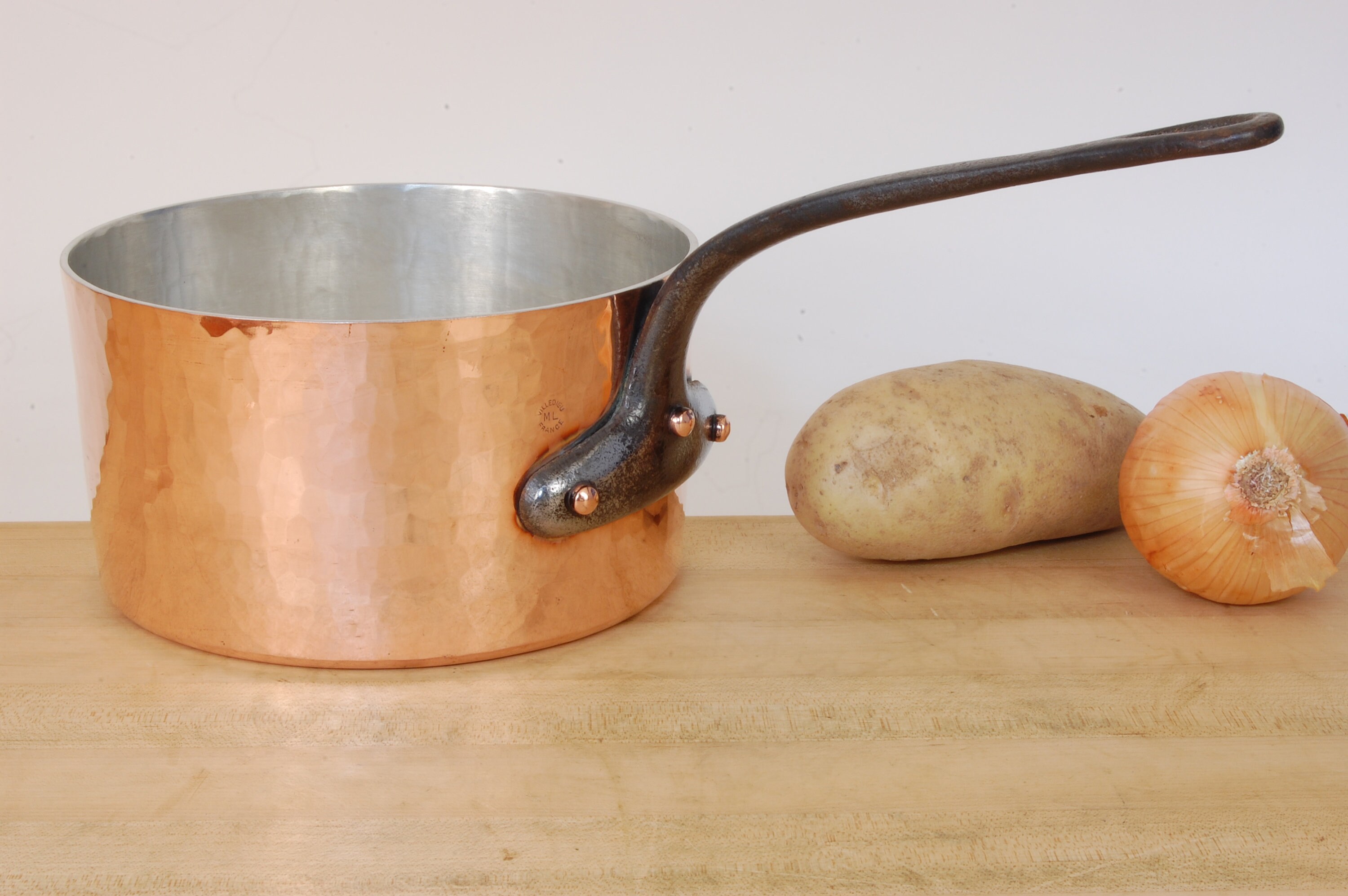 Coppermill Kitchen Vintage Copper French Villedieu Planter, c