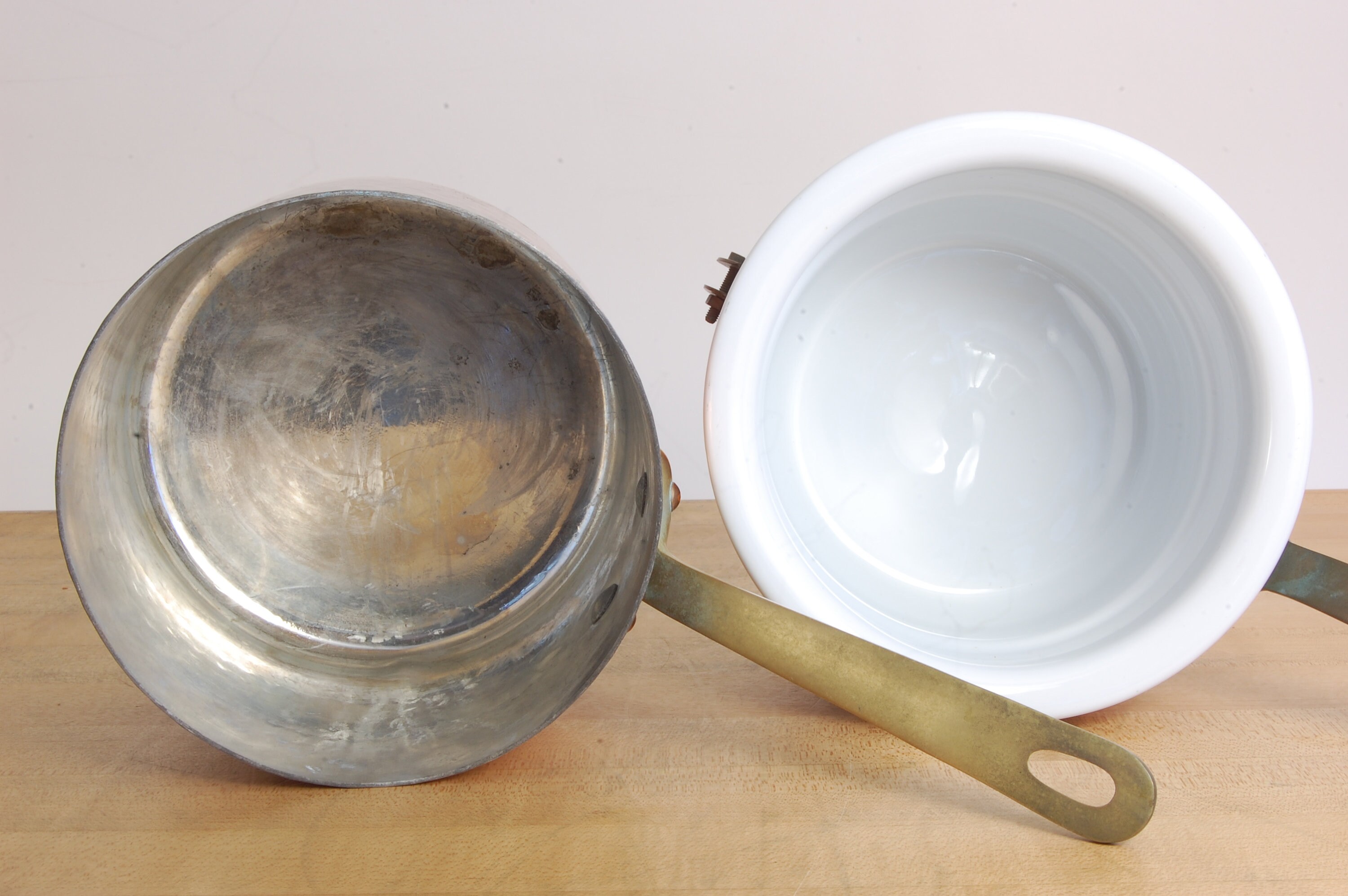 65/8 Williams Sonoma France Stamped BainMarie/Double Boiler. 1.4mm