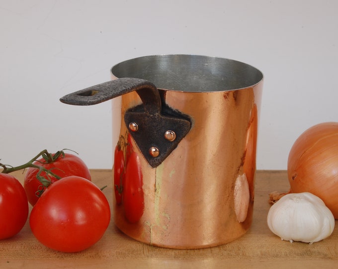 Dovetailed RARE Andrew Crawforth Stamped 1890's-1930's NEW TIN Bain-Marie. 1mm 1lb. 10oz.