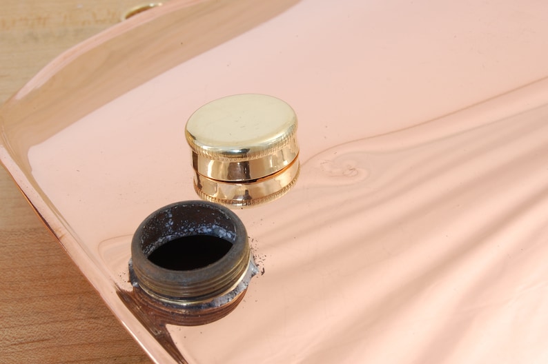 11 Flask. Made in West Germany. Copper. Very Pretty Etsy