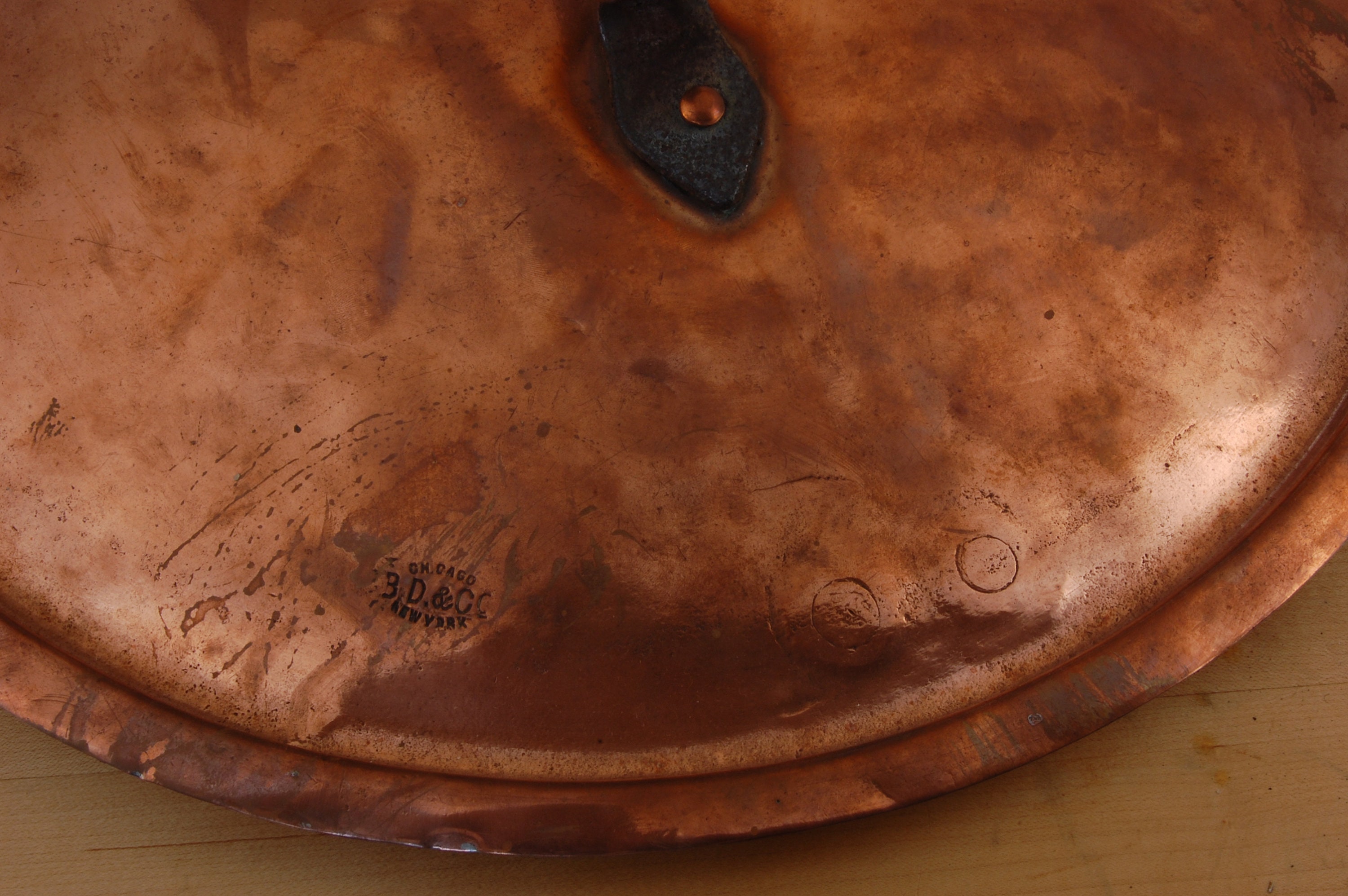 30 lb LFD&H Pot, BDCo Lid. 2mm Stockpot RETINNED and ready to use in