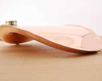 Vintage Copper Flask - West Germany - Organic Shape (11 inch)