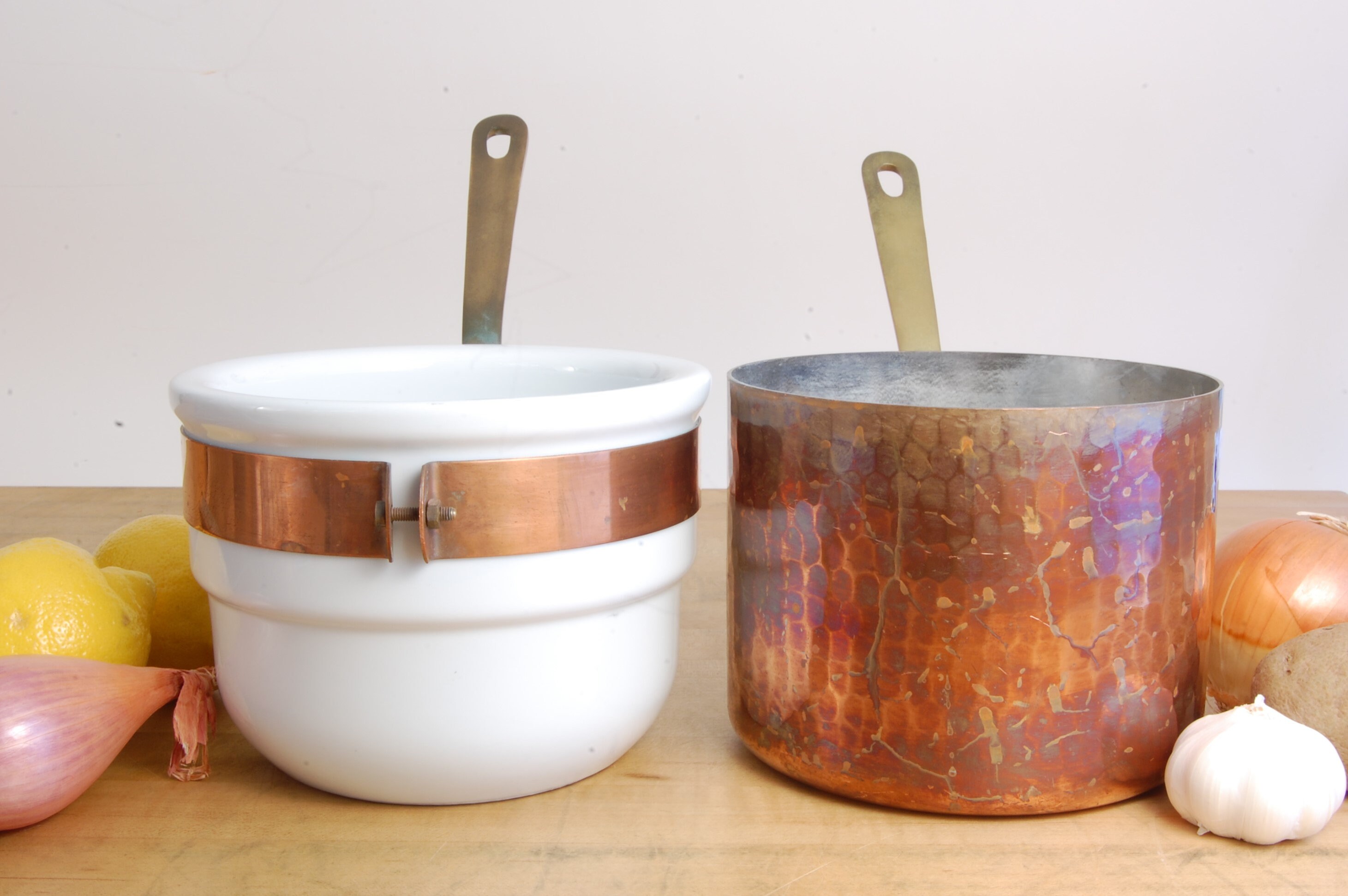 65/8 Williams Sonoma France Stamped BainMarie/Double Boiler. 1.4mm